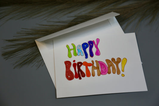 Happy Birthday Post Card