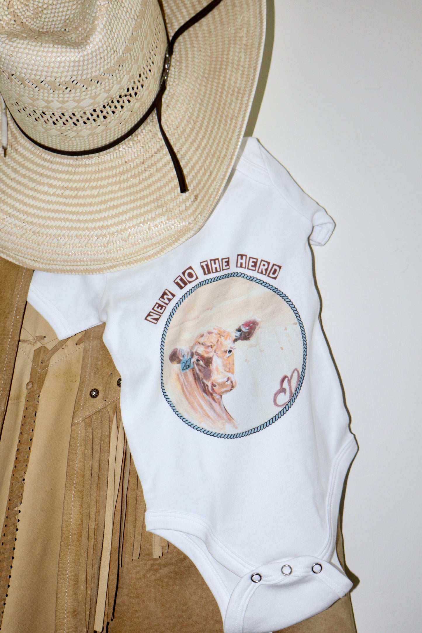 "New To The Herd" onesie