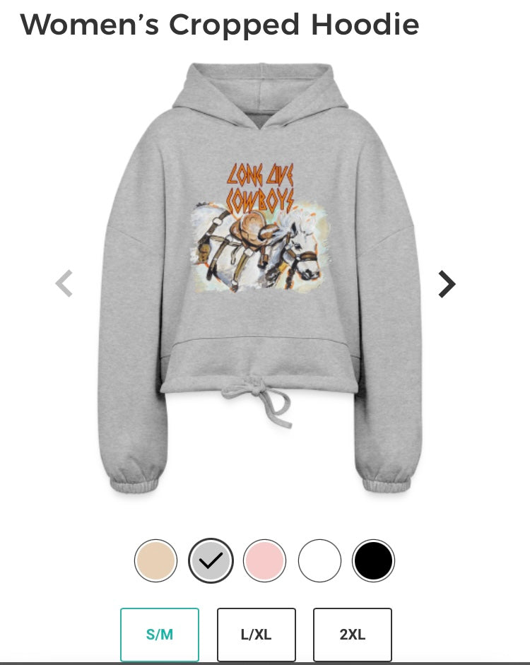 "long live Cowboys" hoodie