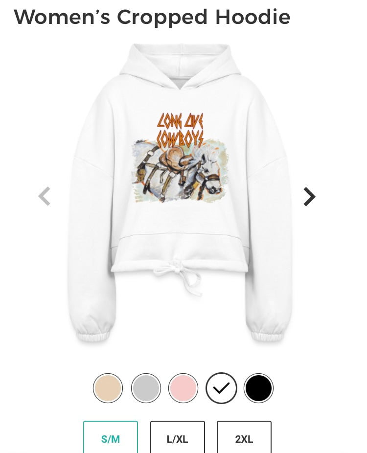 "long live Cowboys" hoodie