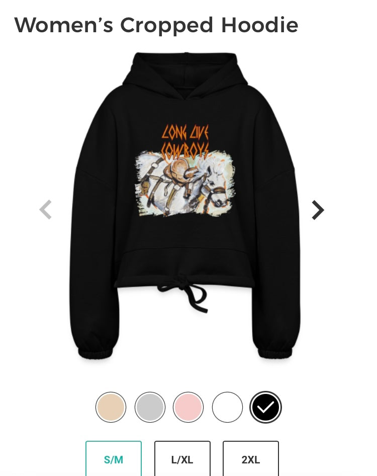 "long live Cowboys" hoodie