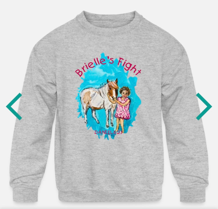 "Brielle's Fight" Crewneck sweatshirt