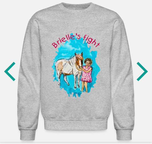 "Brielle's Fight" Crewneck sweatshirt