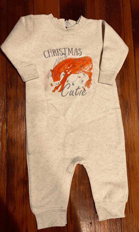 "Christmas Cutie" onesie